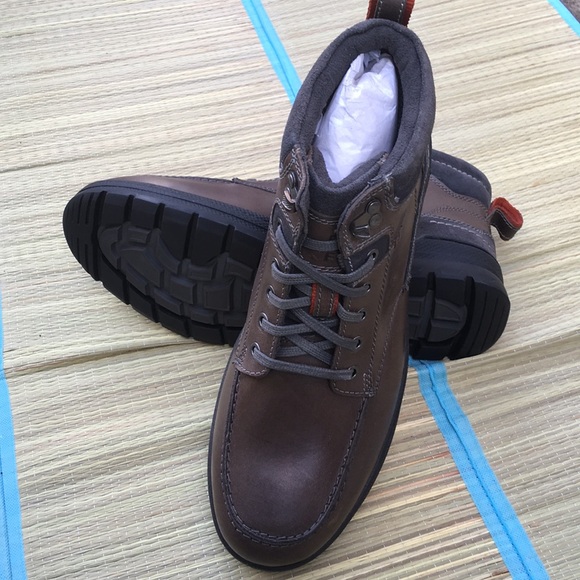 Nordstrom Reserved Footwear Lace-Up Mid Boot Grey - Picture 8 of 8